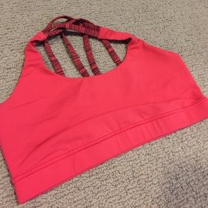 Lululemon Energy Bra - Electric Red - Size 10